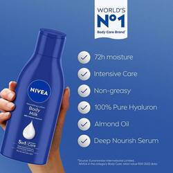 Nivea Body Milk Nourishing Lotion 72h Moisture